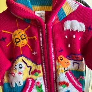 Peruvian-style Hooded Sweater